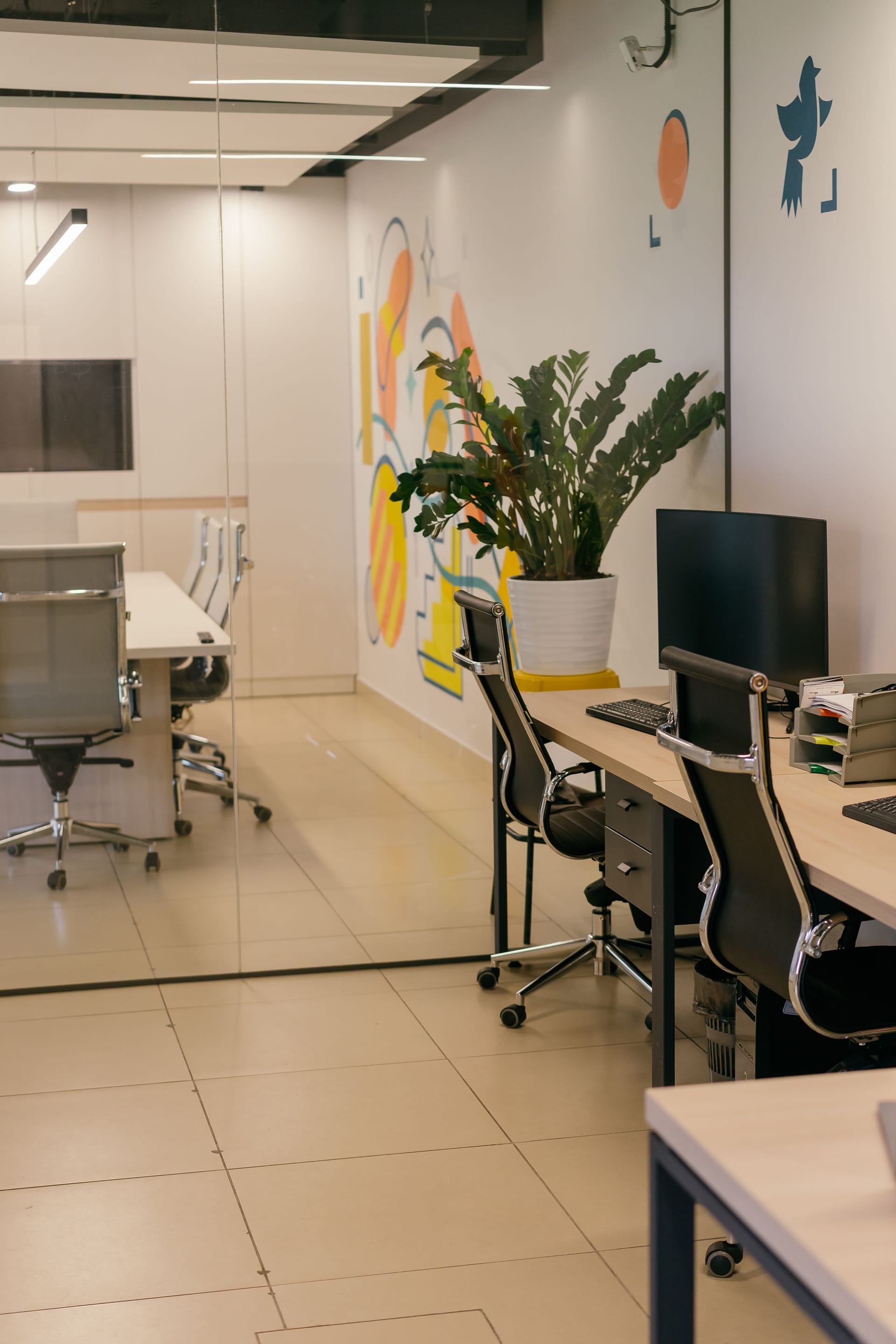 Crittall-Style Glass Partitions example